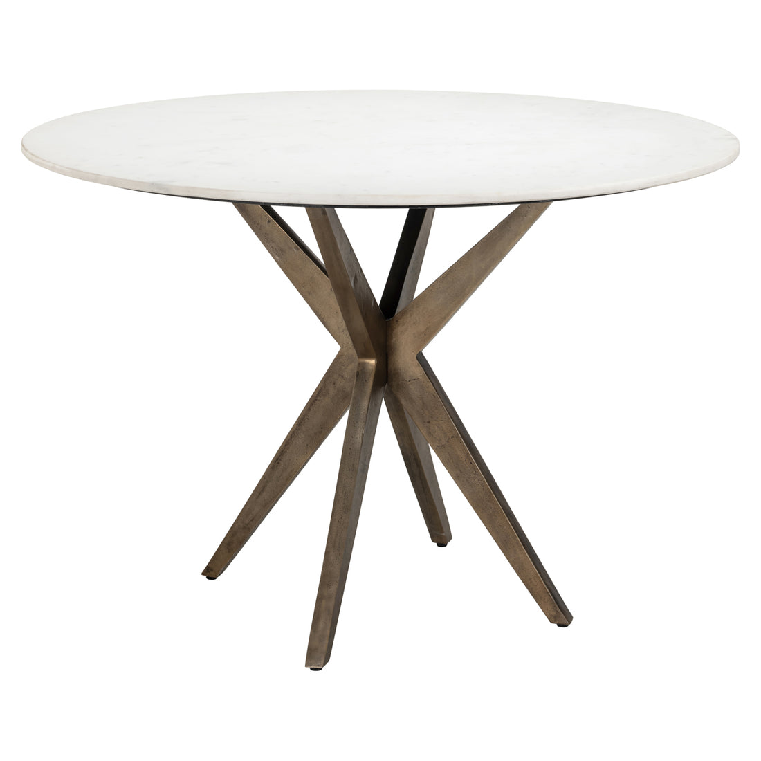Richmond Interiors Esstisch Maisy white 114Ø Esstisch Richmond Interiors