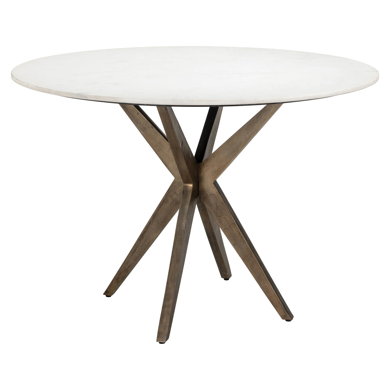 Richmond Interiors Esstisch Maisy white 114Ø Esstisch Richmond Interiors