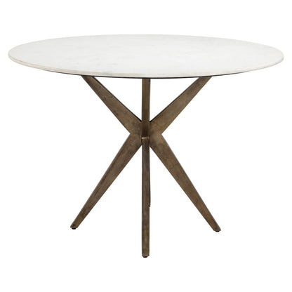 Richmond Interiors Esstisch Maisy white 114Ø Esstisch Richmond Interiors