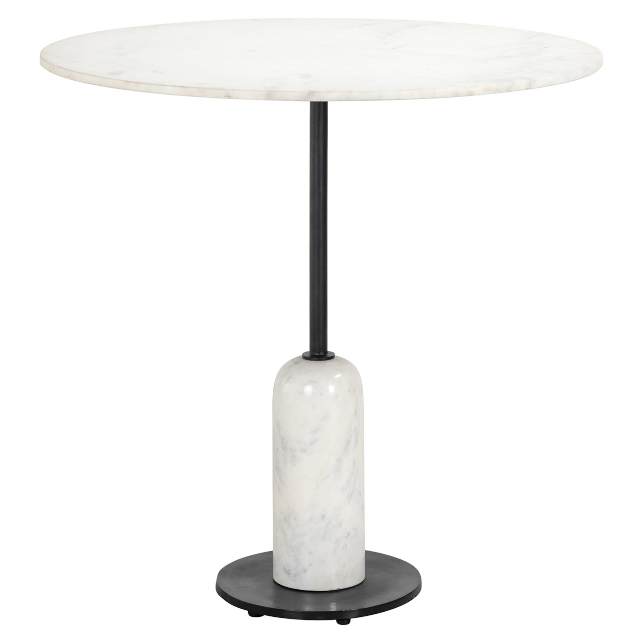 Richmond Interiors Esstisch Jagger black/white 76,5Ø Esstisch Richmond Interiors