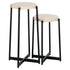 Richmond Interiors Beistelltisch Dillinger Set von 2 (Beige) Beistelltisch-Set Richmond Interiors