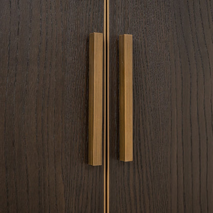 Richmond Interiors – Offenes Regal Carter brown large 4-türig Offenes Regal Richmond Interiors