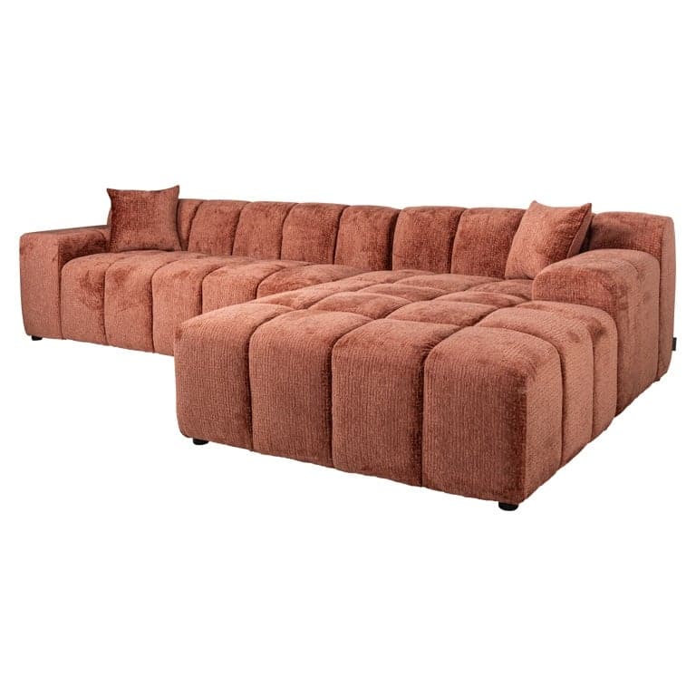 Richmond Interiors Sofa Cube 3-Sitzer + Lounge rechts (Fusion 92 Blush) 4-Sitzer Sofa Richmond Interiors