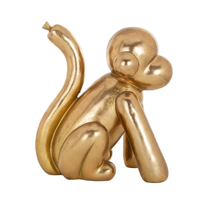 Richmond Interiors Dekoratives Objekt Monkey gold Dekoratives Objekt Richmond Interiors