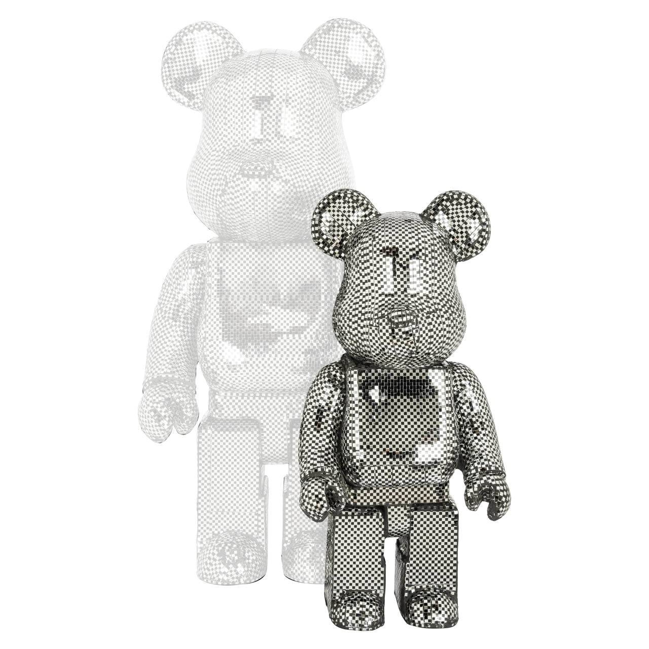 Richmond Interiors Dekoratives Objekt Bear silver small Dekoratives Objekt Richmond Interiors