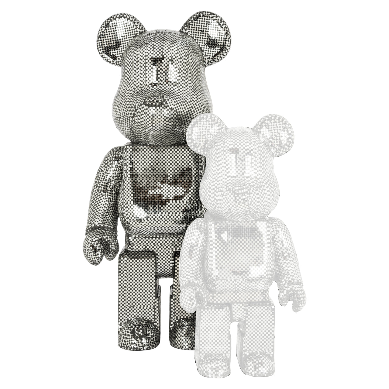 Richmond Interiors Dekoratives Objekt Bear silver large Dekoratives Objekt Richmond Interiors