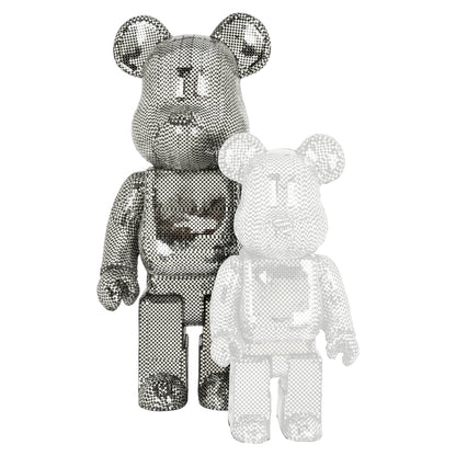 Richmond Interiors Dekoratives Objekt Bear silver large Dekoratives Objekt Richmond Interiors