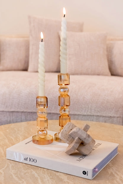 Richmond Interiors Kerzenhalter Meral brown small Kerzenhalter Richmond Interiors