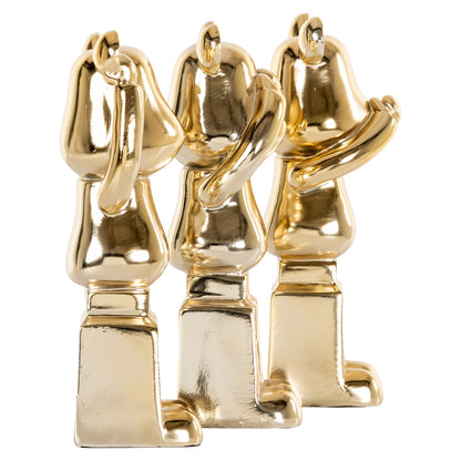 Richmond Interiors Dekoratives Objekt Berna gold (Set of 3) Dekoratives Objekt Richmond Interiors