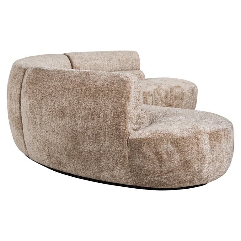 Richmond Interiors Sofa Colby runde Form sheep nature 4-Sitzer Sofa Richmond Interiors