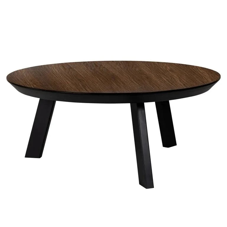 Richmond Interiors Coffee table Bonvoy brown Ø80 (Brown) Couchtisch rund Richmond Interiors