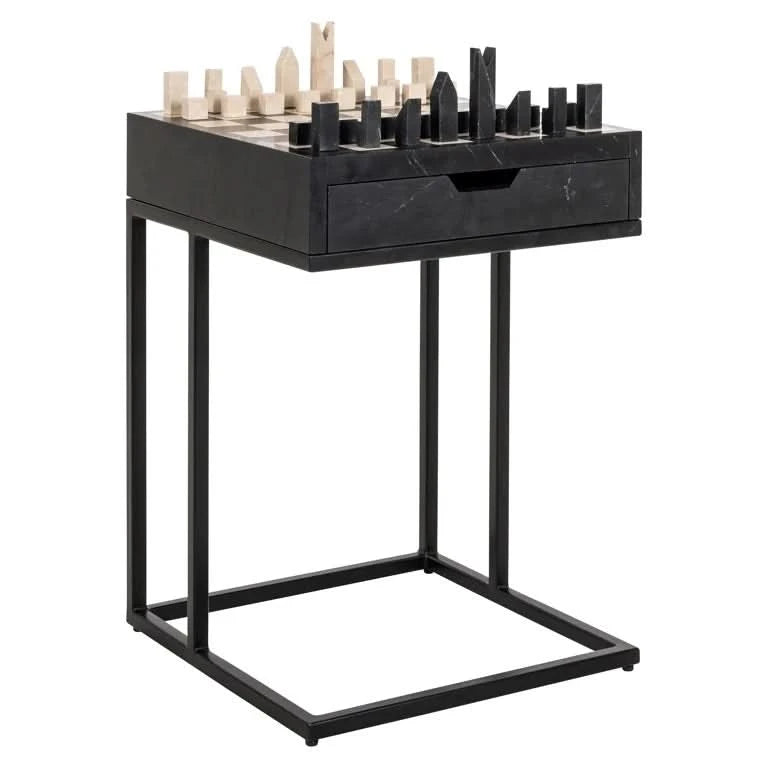 Richmond Interiors Schachtisch Davos (Black) Sofatisch Richmond Interiors