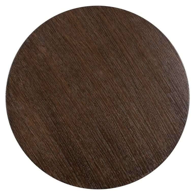 Richmond Interiors End table Bonvoy brown Ø50 (Brown) Beistelltisch oval Richmond Interiors