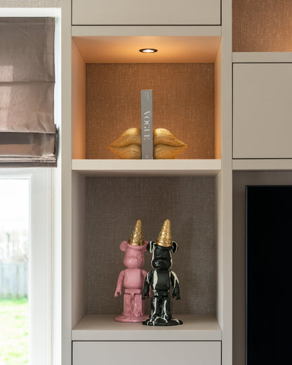 Richmond Interiors Buchständer Kiss gold Buchständer Richmond Interiors