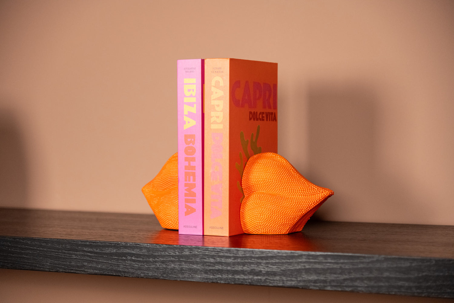 Richmond Interiors Buchständer Lips orange Buchständer Richmond Interiors
