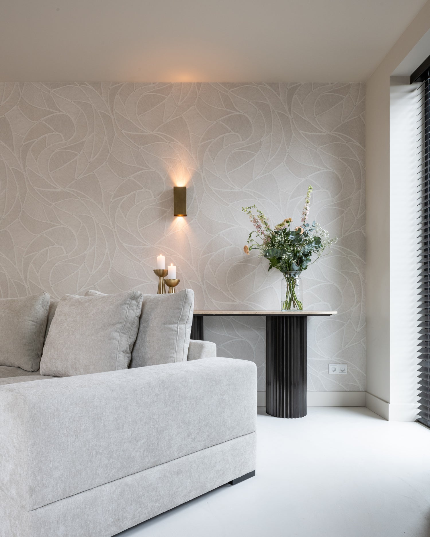 Richmond Interiors - Buffet en travertin Hampton