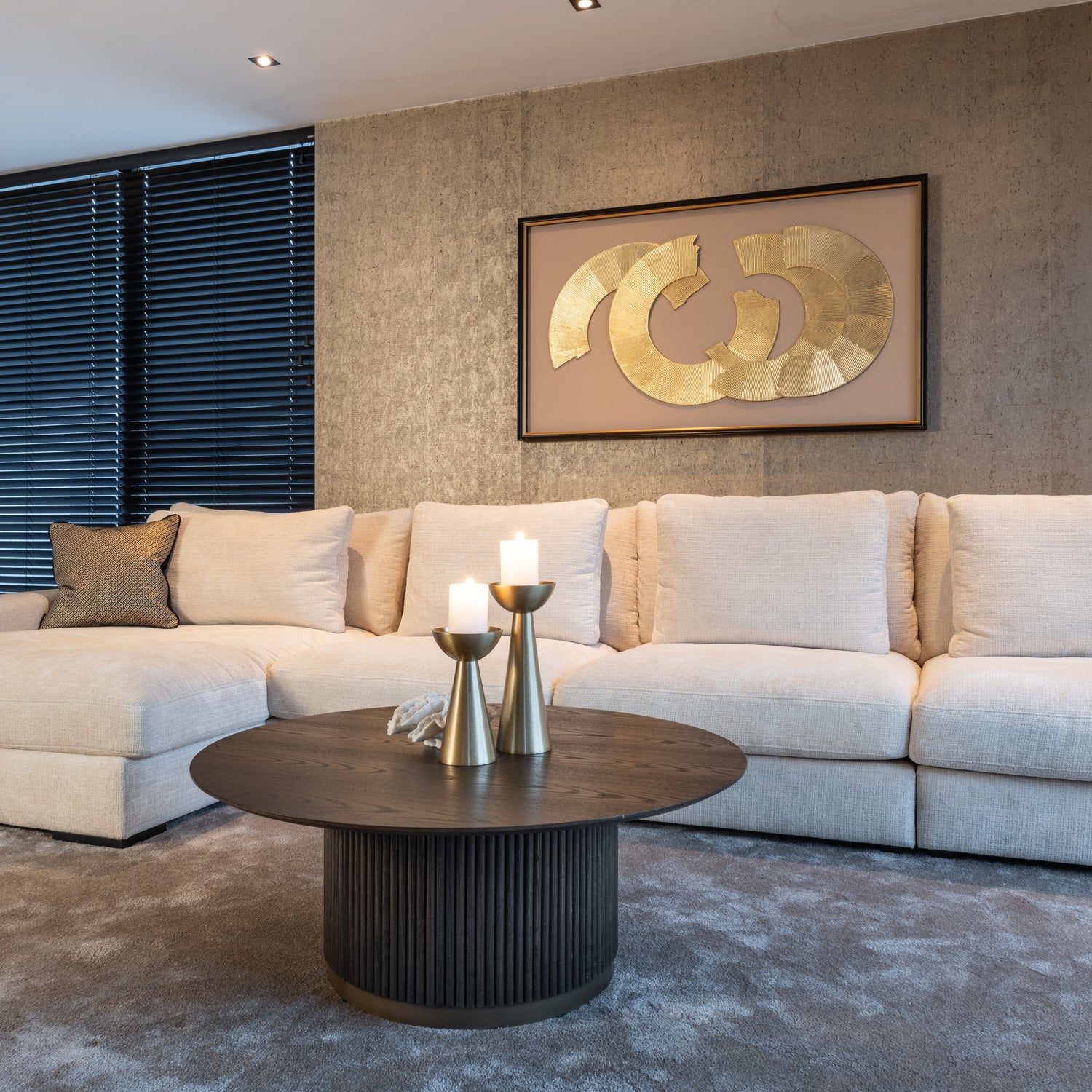 Richmond Interiors Wandkunst Eden black/gold Wandkunst Richmond Interiors