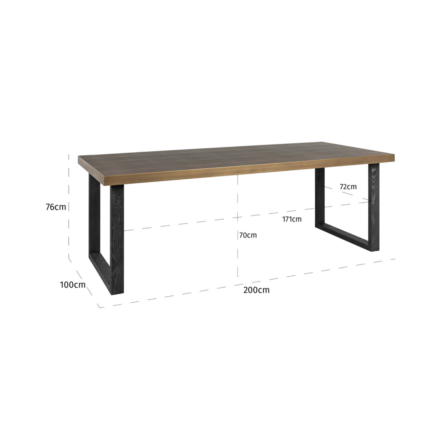 Richmond Interiors - Esstisch Bloomville 200cm Esstisch eckig Richmond Interiors