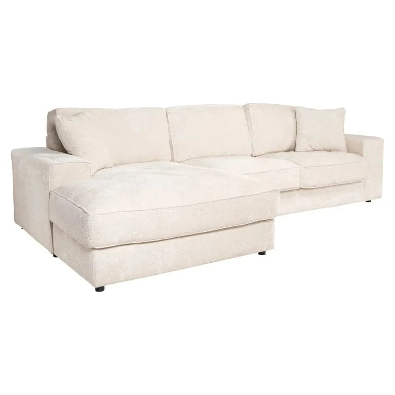 Richmond Interiors Sofa Santos Lounge links + 2,5-Sitzer beige niagara 3-Sitzer Sofa Richmond Interiors