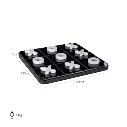 Richmond Interiors Dekoratives Spiel Trixi black/white Tic-Tac-Toe Richmond Interiors