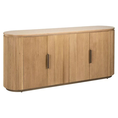 Richmond Interiors Dressoir Belfort 4-türig (Natural oak) Sideboard Richmond Interiors