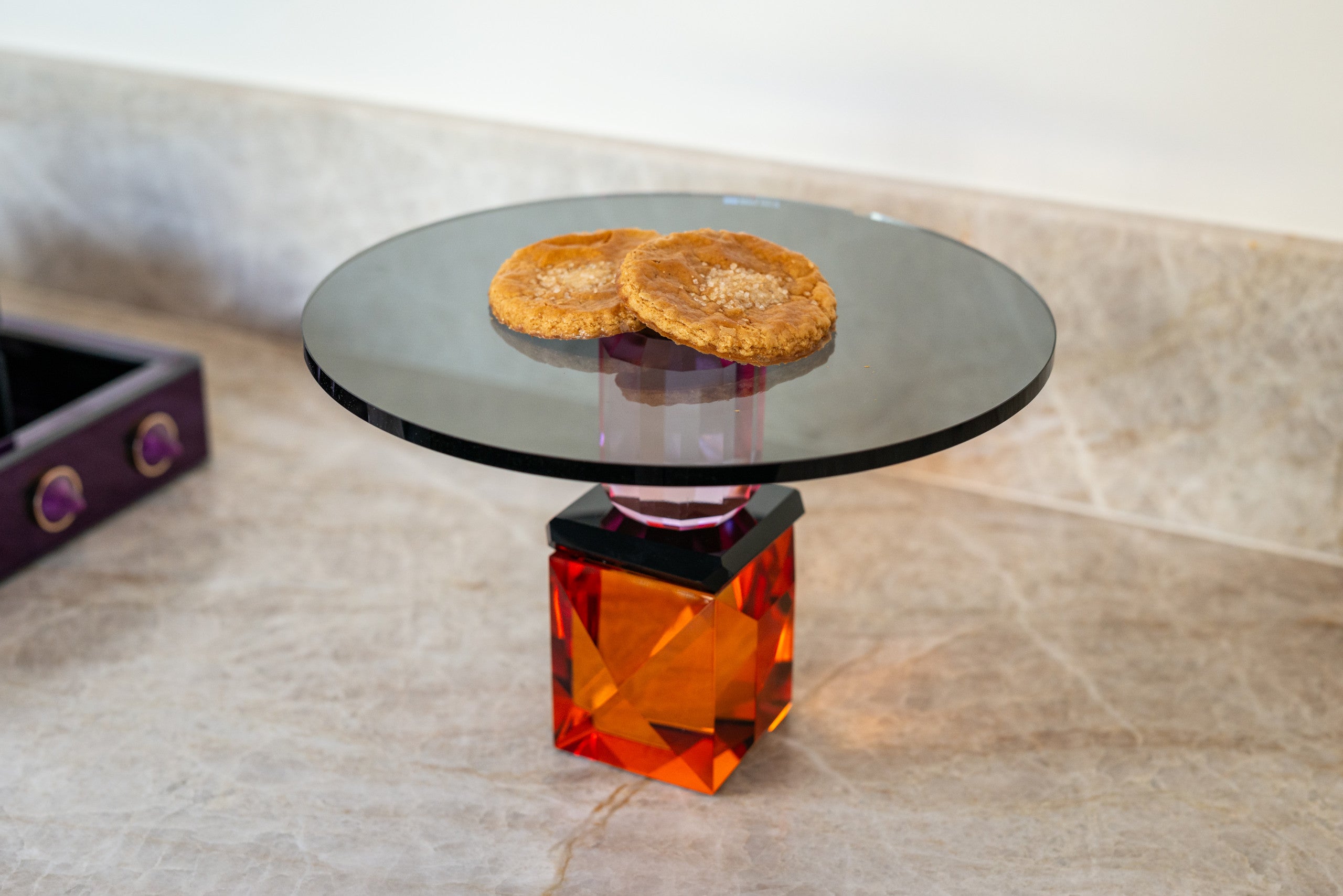 Richmond Interiors Kuchenplatte Feya orange Kuchenplatte Richmond Interiors