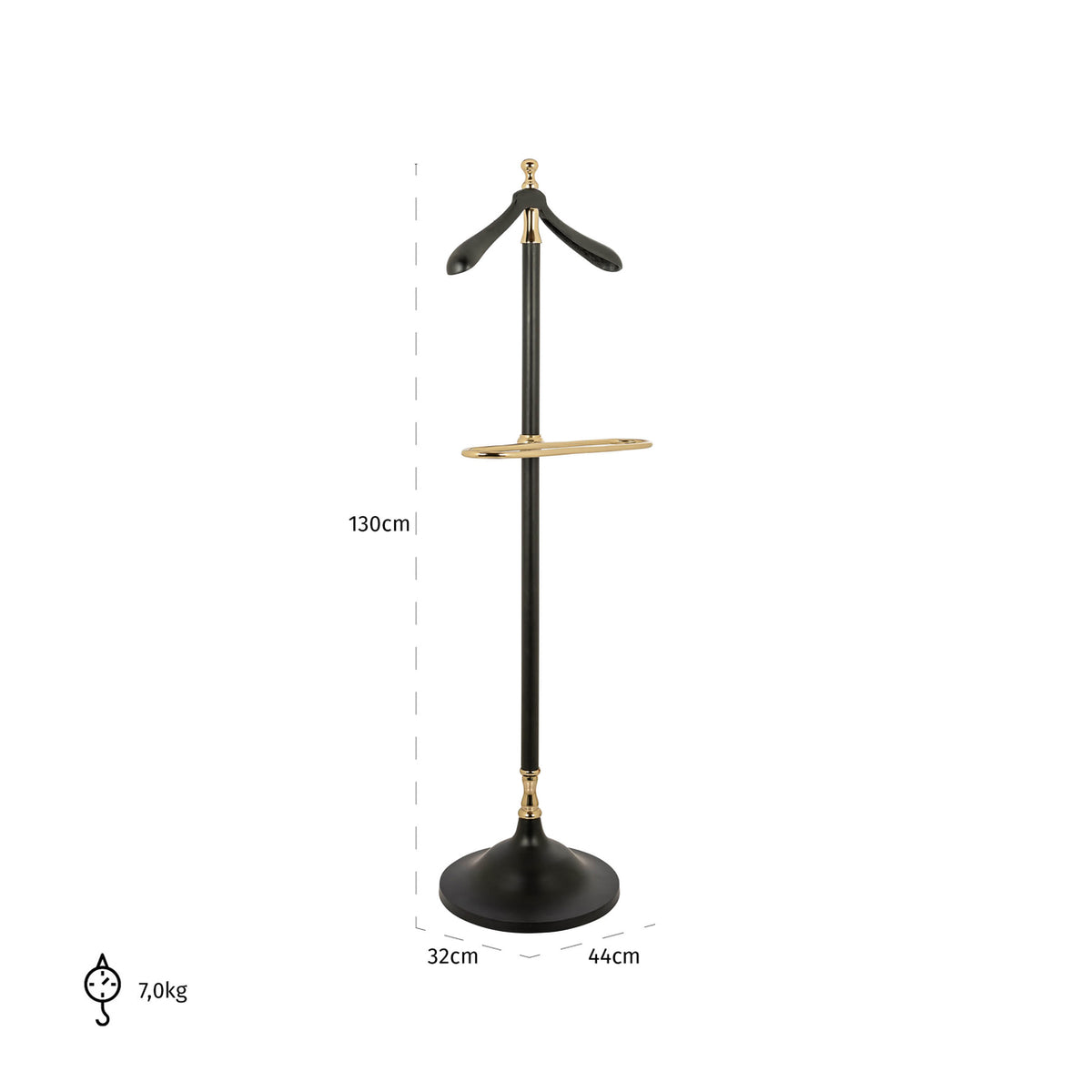 Richmond Interiors Garderobe Balley black Richmond Interiors