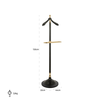 Richmond Interiors Garderobe Balley black Richmond Interiors