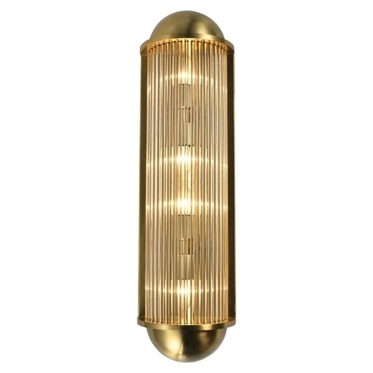 Richmond Interiors Wandleuchte Leeza (Brushed Gold) Wandlampe Richmond Interiors