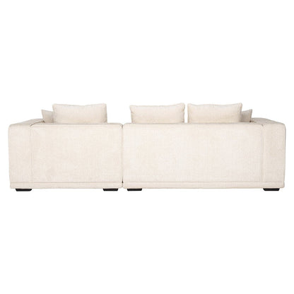 Richmond Interiors - Sofa Lusso 3-Sitzer beige Chenille 3-Sitzer Sofa Richmond Interiors