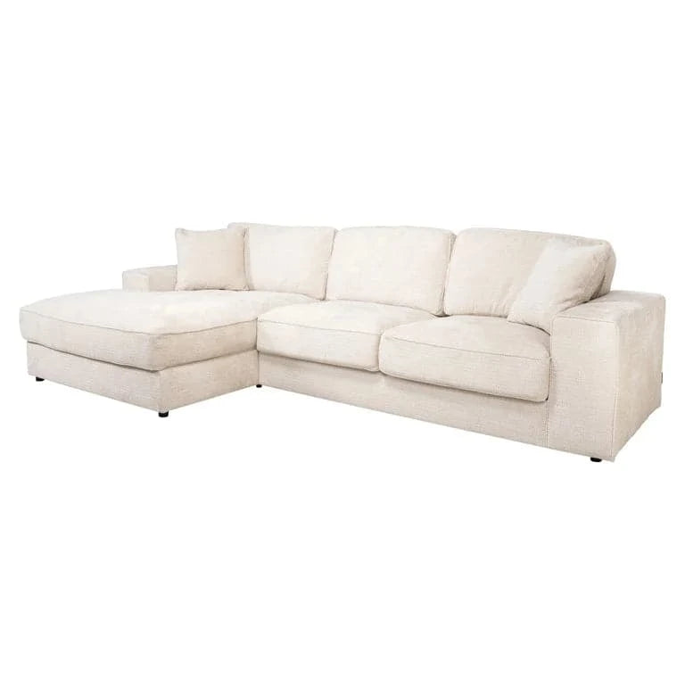 Richmond Interiors Sofa Santos Lounge links + 2,5-Sitzer beige niagara 3-Sitzer Sofa Richmond Interiors