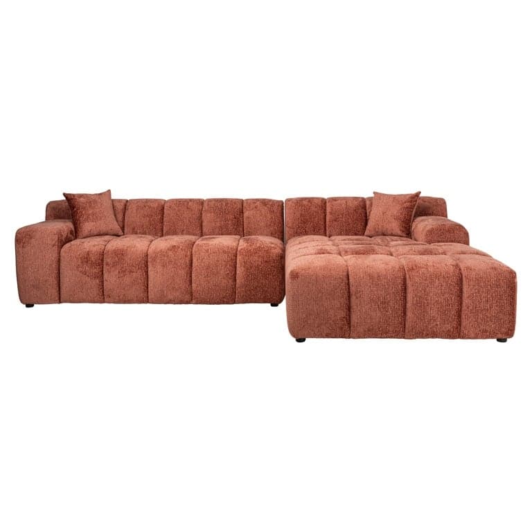 Richmond Interiors Sofa Cube 3-Sitzer + Lounge rechts (Fusion 92 Blush) 4-Sitzer Sofa Richmond Interiors