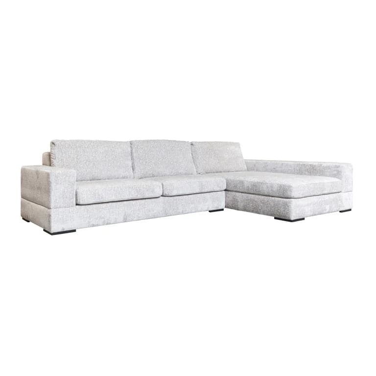 Richmond Interiors Couch Pasha 3 Sitzer + Lounge Rechts pearl island (Island pearl 106) 4-Sitzer Sofa Richmond Interiors