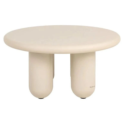 Richmond Interiors Couchtisch Calma – Ø80 cm (Beige) Couchtisch rund Richmond Interiors