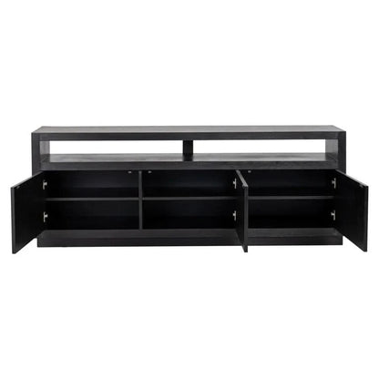 Richmond Interiors TV cabinet Bonvoy black 3-doors (Black) Fernsehkommode Richmond Interiors