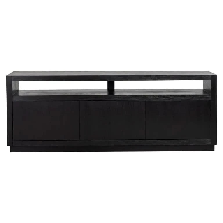 Richmond Interiors TV cabinet Bonvoy black 3-doors (Black) Fernsehkommode Richmond Interiors