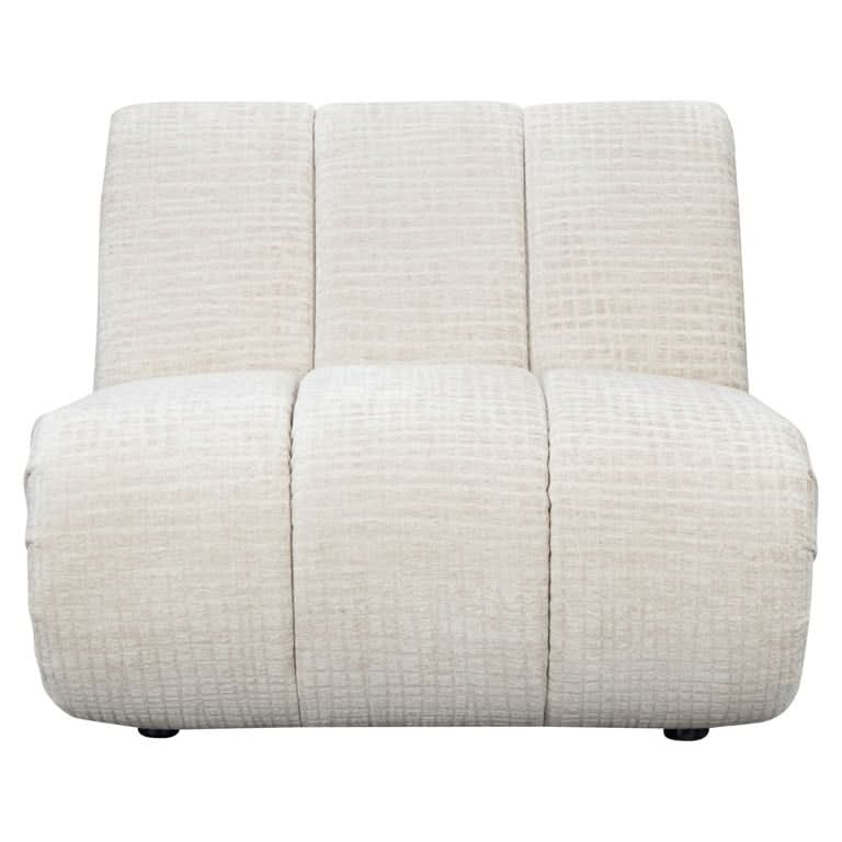 Richmond Interiors Fauteuil Kyli cream jasper (Jasper 11 Cream) Fauteuil Richmond Interiors