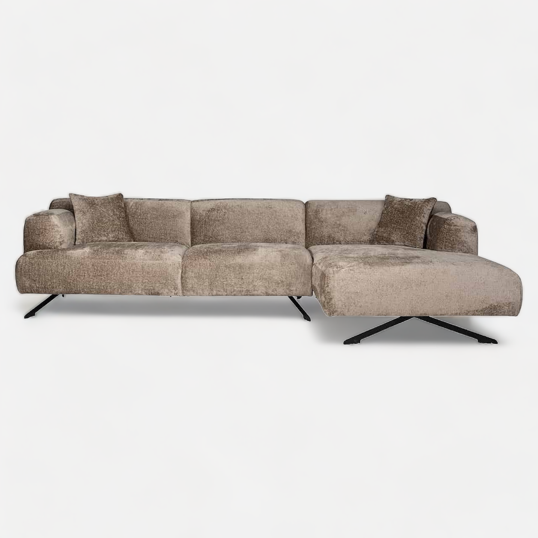 Richmond Interiors - Sofa Donovan 3-Sitzer + Lounge rechts Ecksofa Richmond Interiors