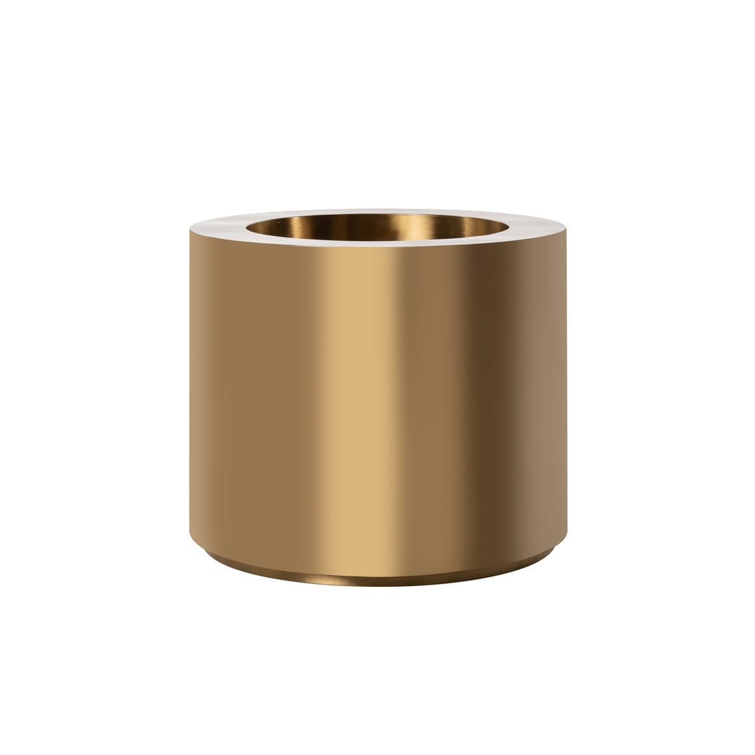 Richmond Interiors Pflanzgefäß Donna brushed gold 60Ø Pflanzgefäß Richmond Interiors
