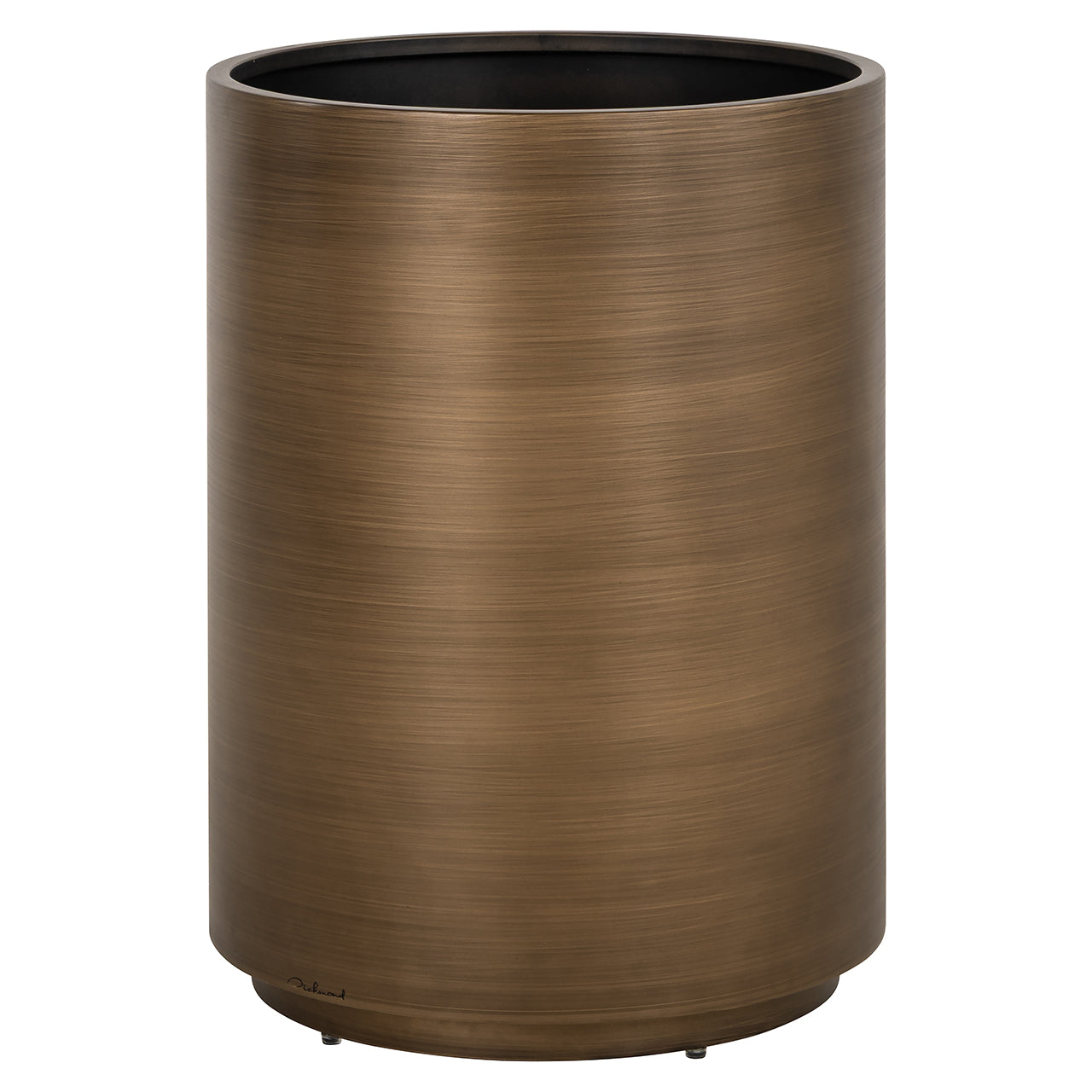 Richmond Interiors Pflanzgefäß Dira 45Ø (Brushed Gold) Pflanzenkübel Richmond Interiors