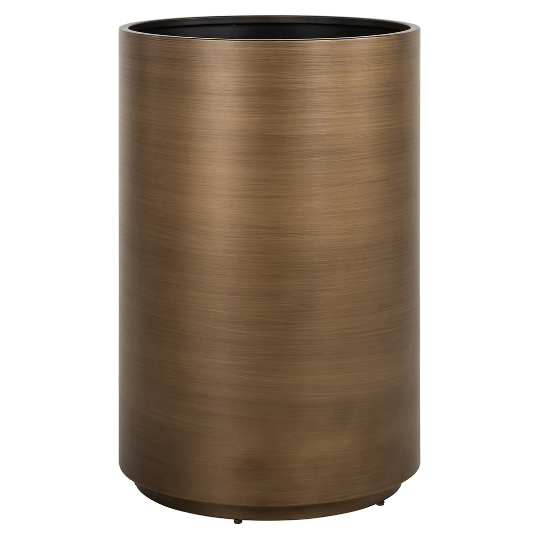 Richmond Interiors Pflanzgefäß Dira 50Ø (Brushed Gold) Pflanzenkübel Richmond Interiors