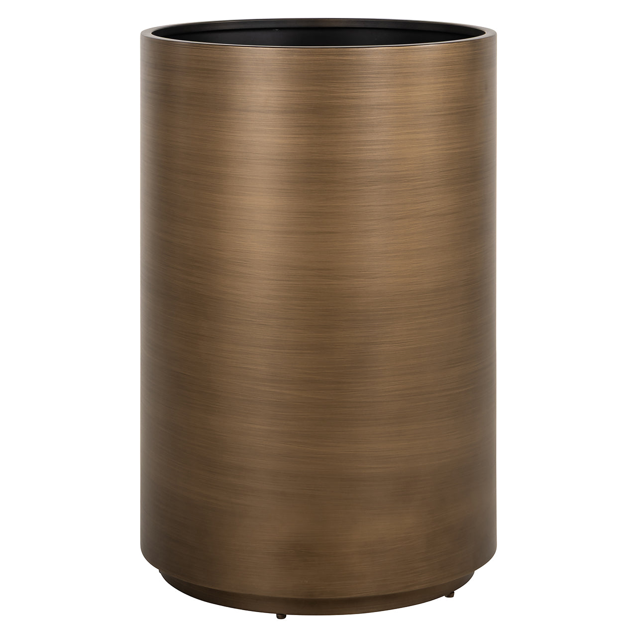 Richmond Interiors Pflanzgefäß Dira 50Ø (Brushed Gold) Pflanzenkübel Richmond Interiors