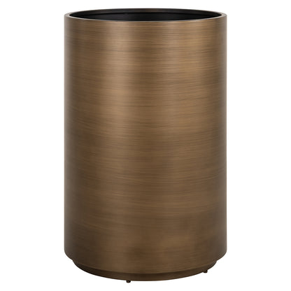 Richmond Interiors Pflanzgefäß Dira 50Ø (Brushed Gold) Pflanzenkübel Richmond Interiors