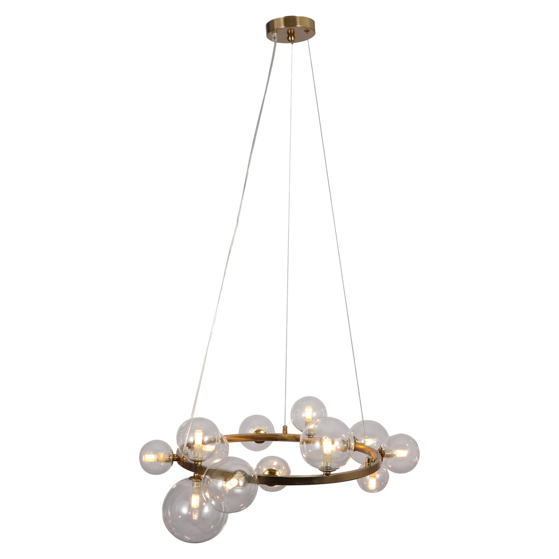 Richmond Interiors Pendelleuchte Yosie brushed gold Pendelleuchte Richmond Interiors
