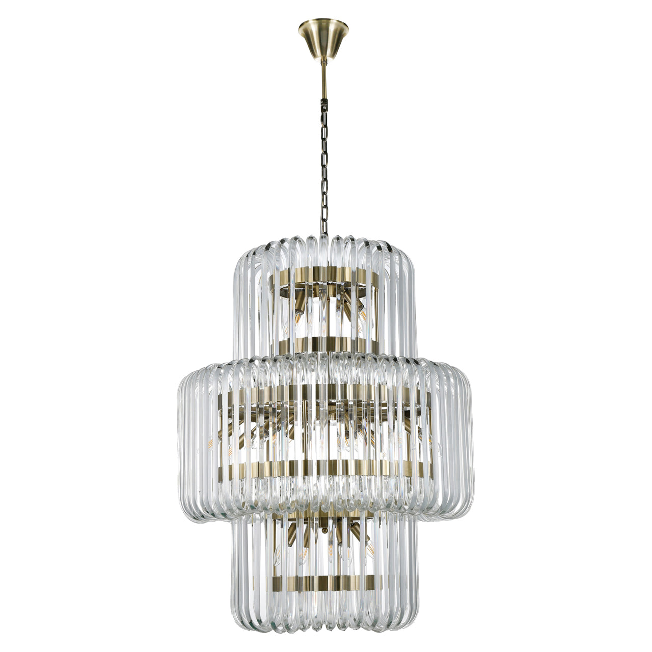 Richmond Interiors Pendelleuchte Chenna clear transparent Pendelleuchte Richmond Interiors