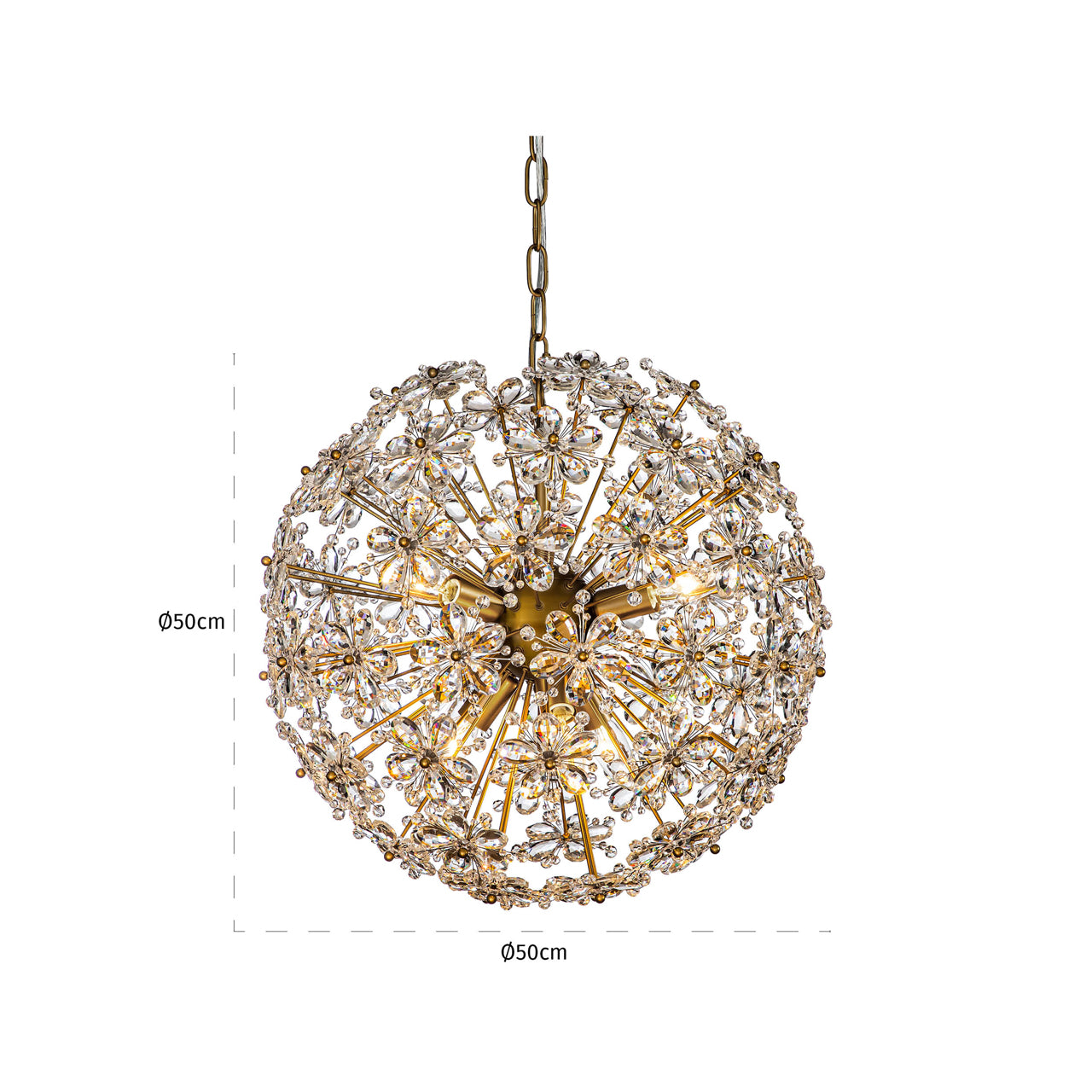 Richmond Interiors Pendelleuchte Cyntha bronze Pendelleuchte Richmond Interiors