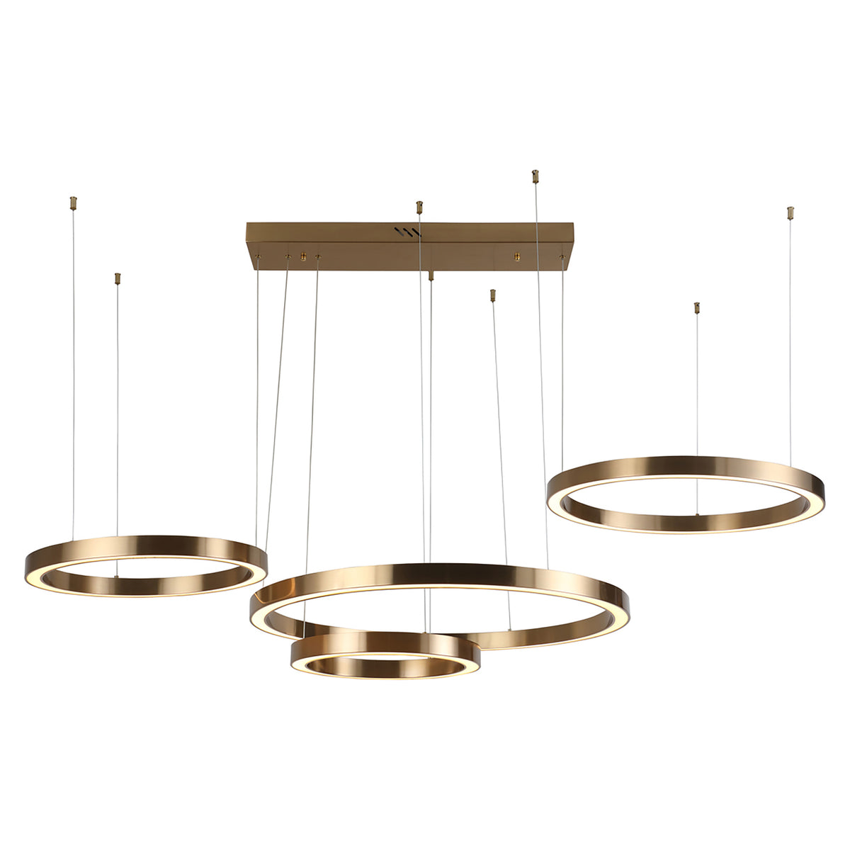 Richmond Interiors Pendelleuchte Lilou brushed gold Richmond Interiors
