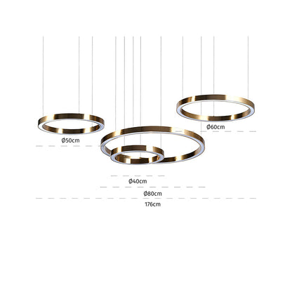 Richmond Interiors Hängelampe Lilou (Brushed Gold) Pendelleuchte Richmond Interiors