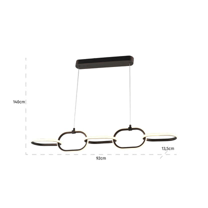 Richmond Interiors Pendelleuchte Layn bronze Pendelleuchte Richmond Interiors