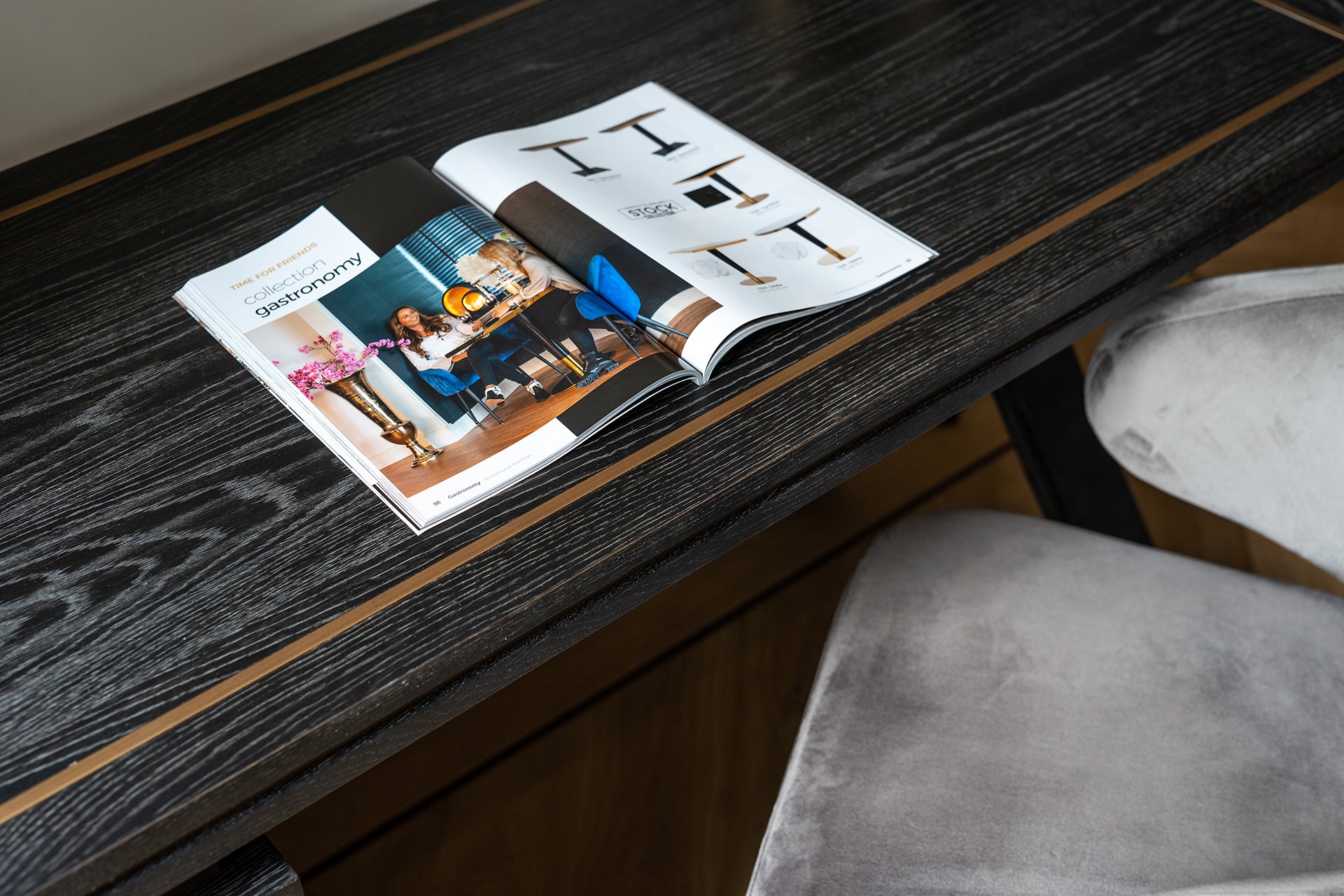 Richmond Interiors Schreibtisch Hunter black rustic Schreibtisch Richmond Interiors